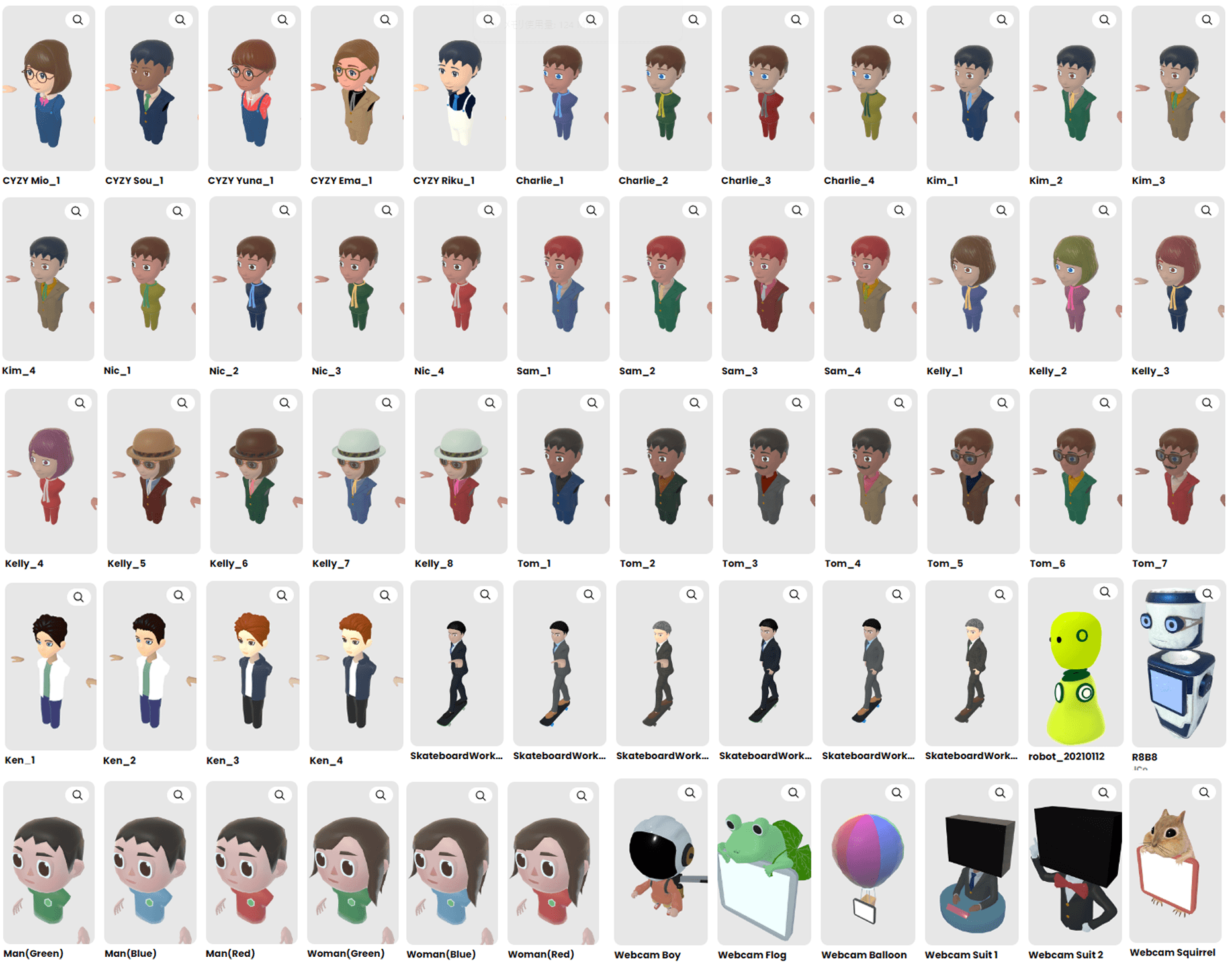 Avatar examples